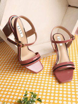 ELLE - Pink Women Buckle Sandals