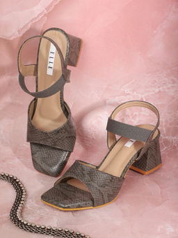 ELLE - Grey Women Slip On Sandals