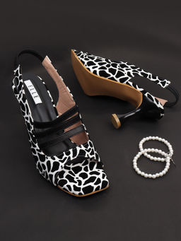 ELLE - Black Women Slip On Sandals