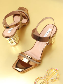 ELLE - Copper Women Slip On Sandals