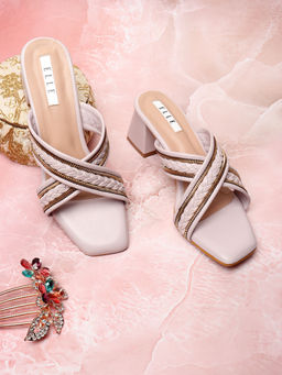 ELLE - Lavender Women Slip On Sandals