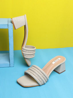 ELLE - Grey Women Slip On Sandals