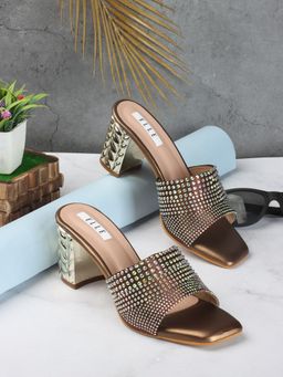 ELLE - Copper Women Slip On Sandals