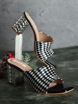 ELLE - Black Women Slip On Sandals