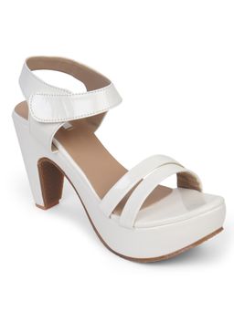 ELLE - White Women Velcro Sandals