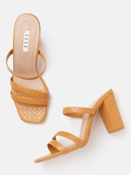 ELLE - Brown Women Slip On Sandals
