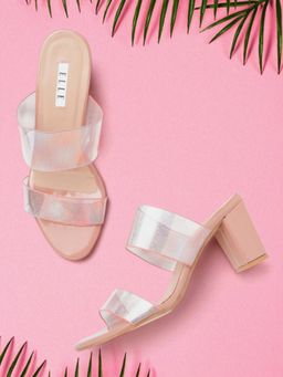 ELLE - Transparent Women Slip On Sandals