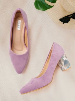 ELLE - Purple Women Slip On Pumps