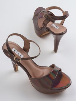 ELLE - Grey Women Buckle Sandals