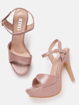 ELLE - Peach Women Buckle Sandals