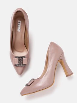 ELLE - Peach Women Slip On Pumps