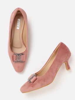 ELLE - Peach Women Slip On Pumps