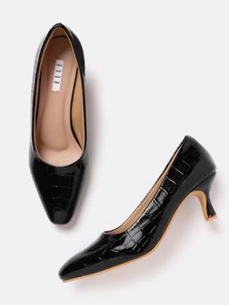 ELLE - Black Women Slip On Pumps