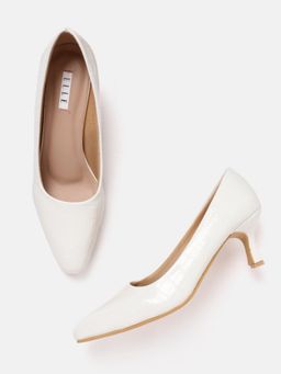 ELLE - White Women Slip On Pumps