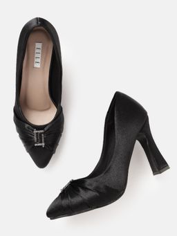 ELLE - Black Women Slip On Pumps