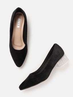 ELLE - Black Women Slip On Pumps