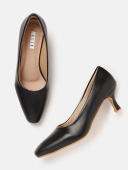 ELLE - Black Women Slip On Pumps