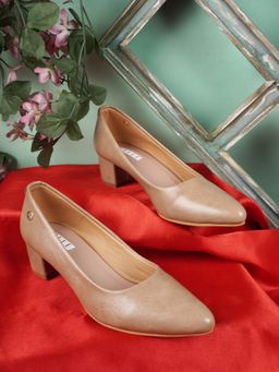 ELLE - Brown Women Slip On Pumps