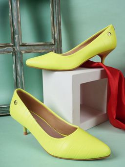 ELLE - Yellow Women Slip On Pumps