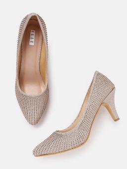 ELLE - Rose Gold Women Slip On Pumps