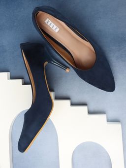 ELLE - Navy Blue Women Slip On Pumps