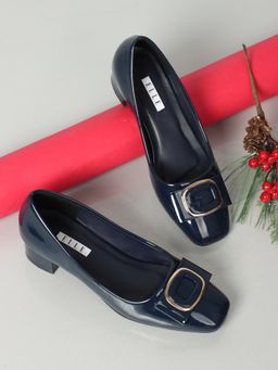 ELLE - Navy Blue Women Slip On Pumps