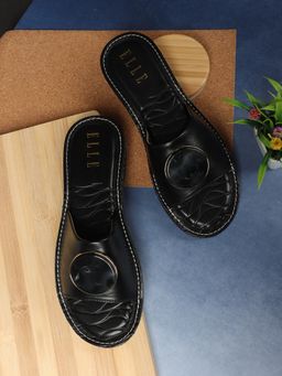 ELLE - Black Women Slip On Flats