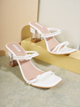 ELLE - White Women Slip On Sandals