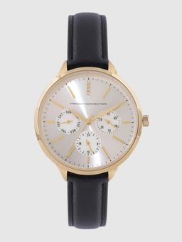 French Connection - Analogue Silver Dial Women's Watch FC150BG