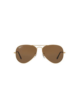 Ray-Ban - 0RB3025I Brown Polarized Icons Aviator - 58 mm
