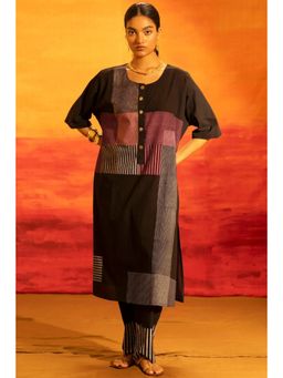 Banana Labs - Illume Halo Black Kurta