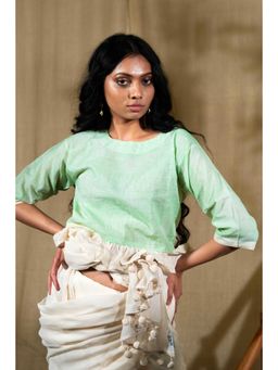 Banana Labs - Women'S Marina Deccan Green Crop Top
