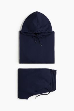 H&M - Men Blue 2-Piece Loose Fit Hoodie And Joggers