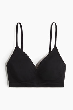 H&M - Women Black Seamless Soft Bra