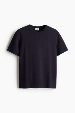 H&M - Men Blue Regular Fit T-Shirt