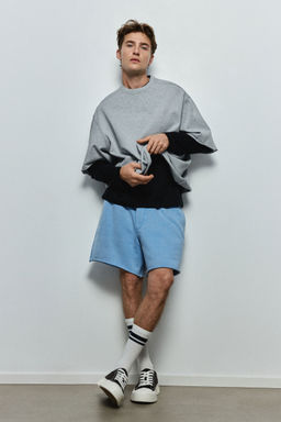 H&M - Men Blue Relaxed Fit Shorts