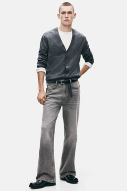 H&M - Men Grey Bootcut Regular High Jeans