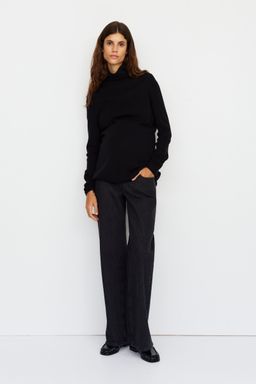 H&M - Women Black Mama Wide Jeans