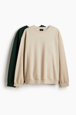 H&M - Men 2-Pack Loose Fit Sweatshirts
