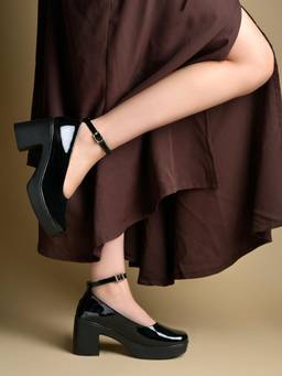 Shoetopia - Slingback Block Pump Heels