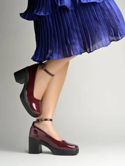 Shoetopia - Slingback Pump Heels Round Toe