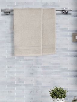 Fabindia - Beige Sancha Cotton Pile Face Towel Set Of 2 (M)