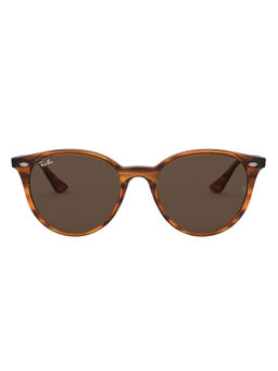 Ray-Ban - 0RB4305 Dark Brown Highstreet Round Sunglasses - 53 mm