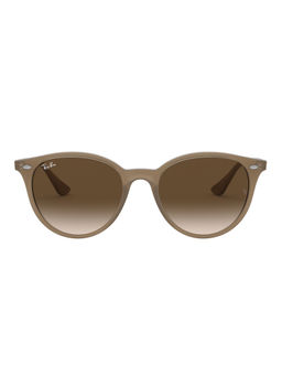 Ray-Ban - 0RB4305 Brown Gradient Highstreet Round Sunglasses - 53 mm
