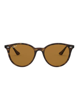 Ray-Ban - 0RB4305 Polar Brown Polarized Highstreet Round Sunglasses - 53 mm