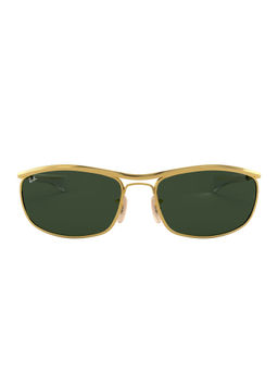 Ray-Ban - 0RB3119M Bottle Green Olympian I Deluxe Rectangular Sunglasses - 62 mm