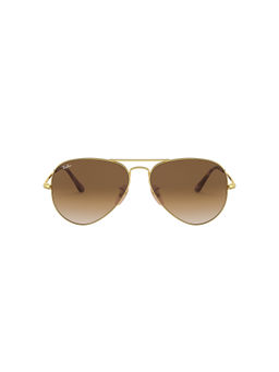 Ray-Ban - 0RB3689 Light Brown Anti-Reflective Aviator - 62 mm
