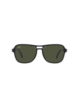 Ray-Ban - Kids Unisex UV Protected Green Lens Square Sunglasses - 0RB435665453158