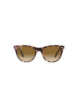 Ray-Ban - Brown lens Round Sunglasses - 0RB2185 55 mm Brown