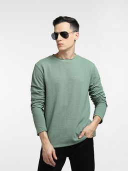 Jack & Jones - Green Crew Neck T-shirt